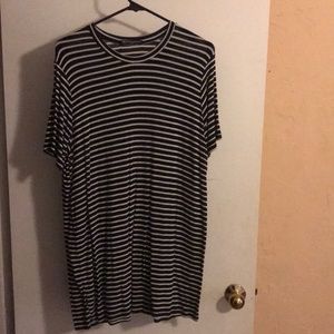 Brandy Melville One Size Striped T-shirt Dress